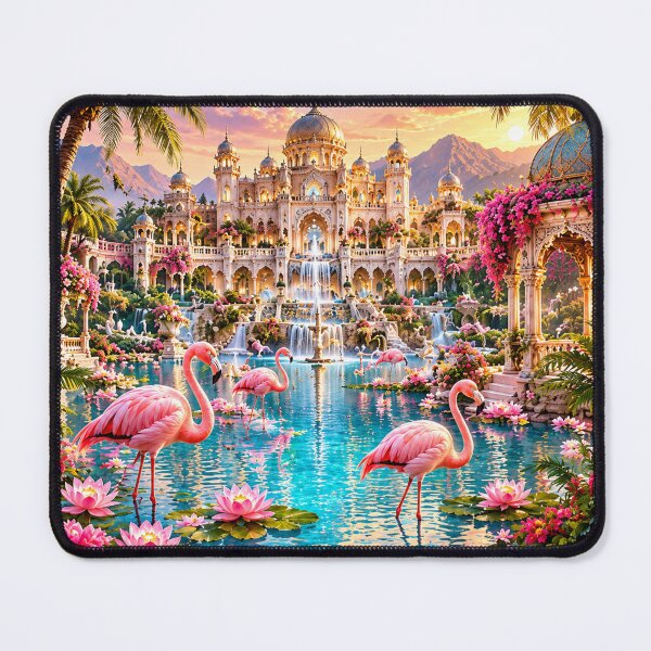Item preview, Flamingo Royal Lagoon designed and sold by AnjaSarahArt.