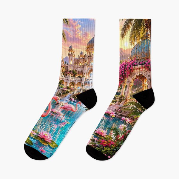 Item preview, Flamingo Royal Lagoon designed and sold by AnjaSarahArt.