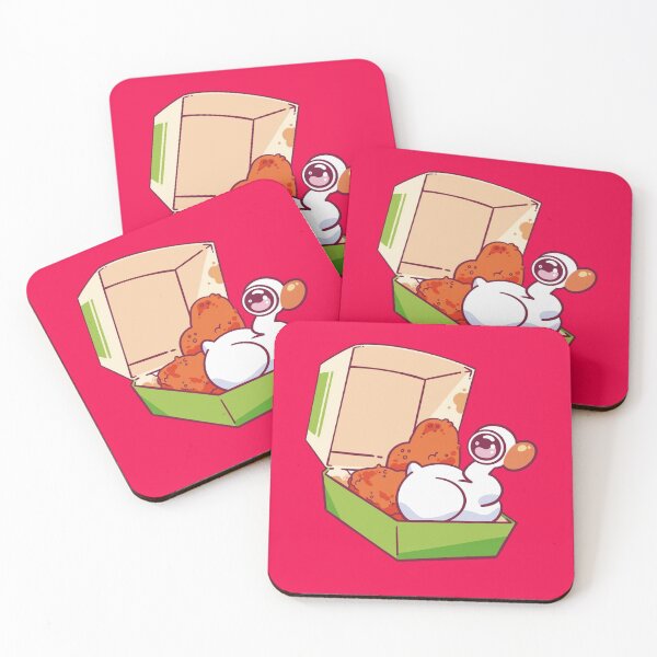 Artikelvorschau, Niedliche Gans in einer Hähnchenbox – Fast-Food-Kunst entworfen und verkauft von LukasDrawLabel.