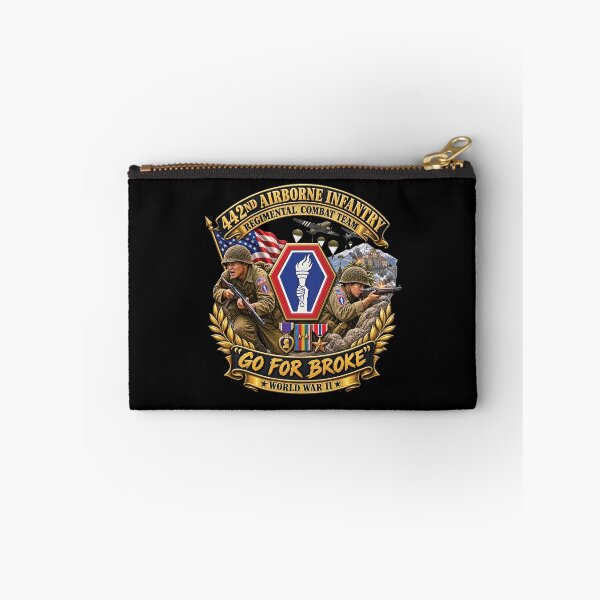 Item preview, Army - 442nd Airborne Infantry Regimental Combat Team - 3D - Enhanced with EUR WWII SVC designed and sold by Military Insignia Products.