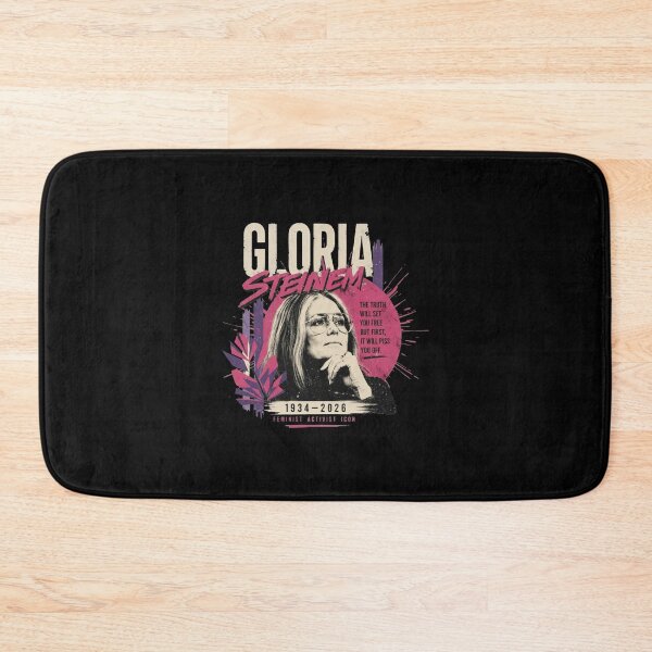 Item preview, Gloria Steinem Feminist Activist Icon The Truth Will Set You Free Quote designed and sold by Dravienart.