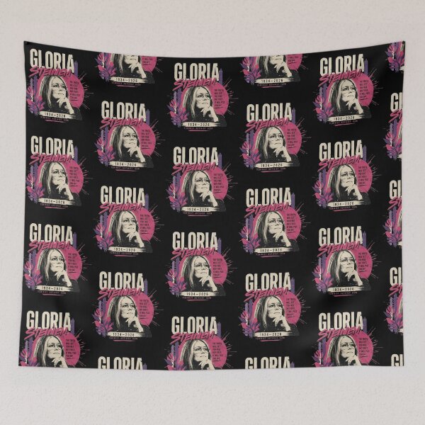 Item preview, Gloria Steinem Feminist Activist Icon The Truth Will Set You Free Quote designed and sold by Dravienart.