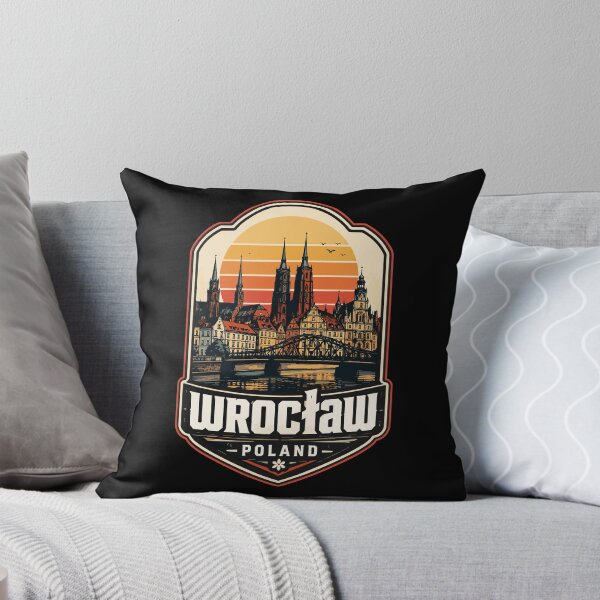 Item preview, Wroclaw City Poland Retro Vintage Travel designed and sold by TomFrontierArt.