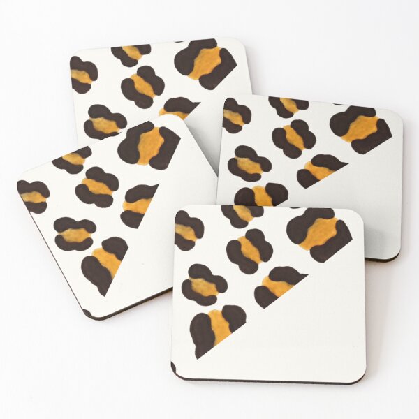Item preview, Leopard Print Textile – Hand Painted Organic Rosettes designed and sold by annenambiro.