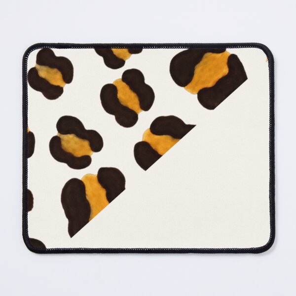 Item preview, Leopard Print Textile – Hand Painted Organic Rosettes designed and sold by annenambiro.
