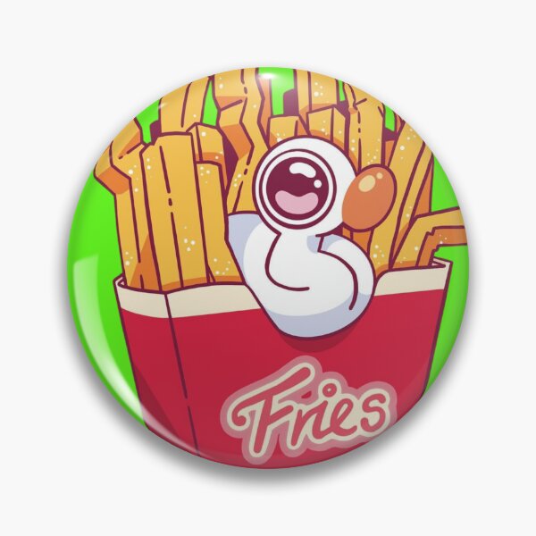 Item preview, Cute Goose French Fries Fast Food Illustration designed and sold by LukasDrawLabel.