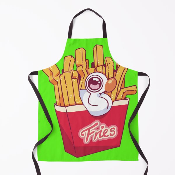 Item preview, Cute Goose French Fries Fast Food Illustration designed and sold by LukasDrawLabel.