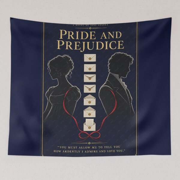 Item preview, 0015 My Pride and Prejudice Minimal Poster designed and sold by LuluLeb.