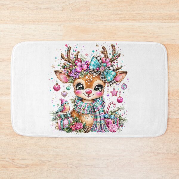 Item preview, Cute Magical Colorful Christmas Reindeer designed and sold by DYAFLK.