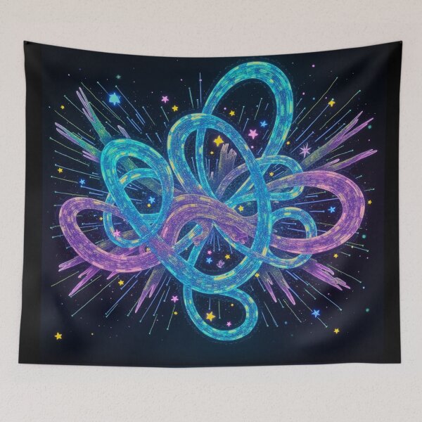 Item preview, Cosmic Knot Galaxy Star Burst designed and sold by Lespribos .