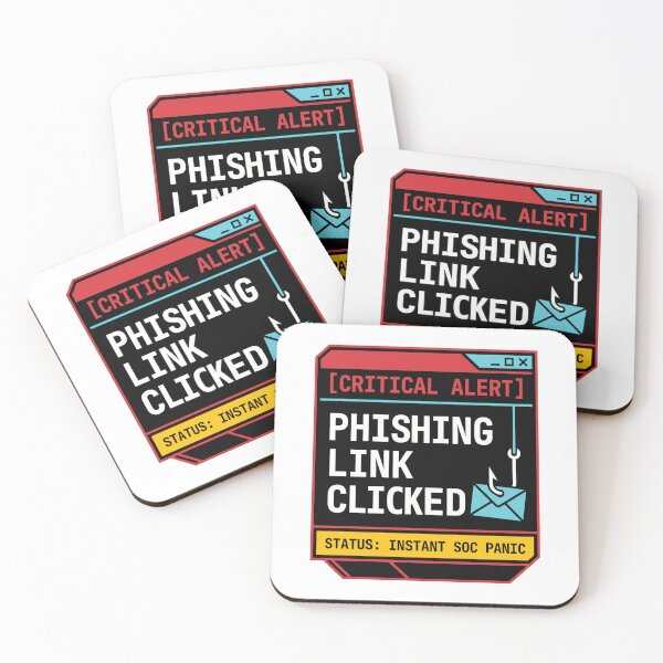 Item preview, Phishing Link Clicked Instant SOC Alert Funny Gift designed and sold by Ixnor.