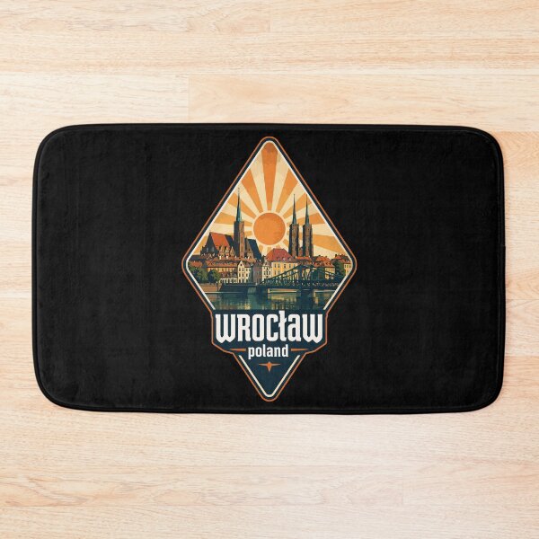 Item preview, Wroclaw Poland Retro Vintage Travel designed and sold by TomFrontierArt.