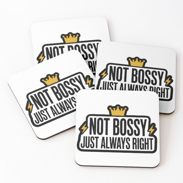 Item preview, Not Bossy Just Always Right Gold Crown Shirt designed and sold by serip3002.