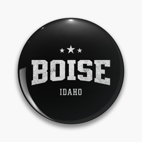 Item preview, Boise Idaho USA Vintage Varsity Distressed Retro College Travel Design designed and sold by NiceTeeClub.