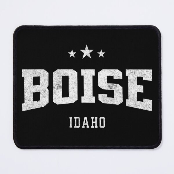 Item preview, Boise Idaho USA Vintage Varsity Distressed Retro College Travel Design designed and sold by NiceTeeClub.