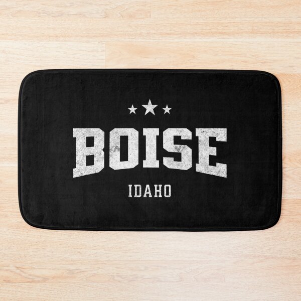 Item preview, Boise Idaho USA Vintage Varsity Distressed Retro College Travel Design designed and sold by NiceTeeClub.
