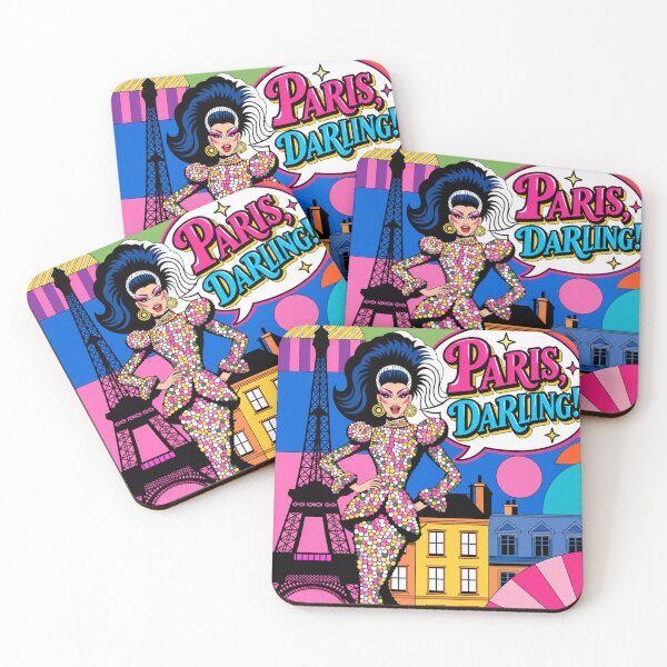 Item preview, Drag Queen Paris Darling – Pop Art LGBTQIA+ Paris designed and sold by ateliermnp.