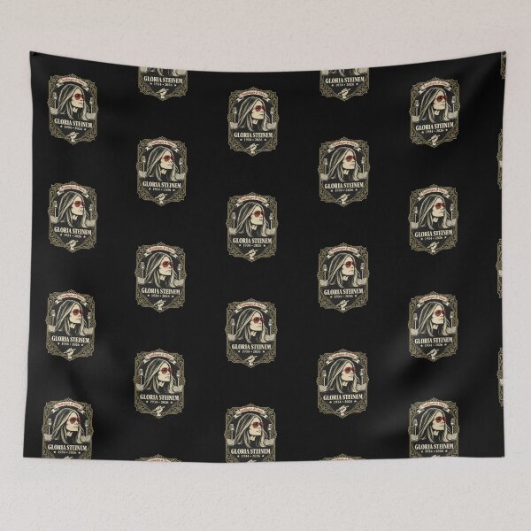 Item preview, Gloria Steinem Trailblazer And Voice Vintage Art Nouveau Crest designed and sold by Dravienart.