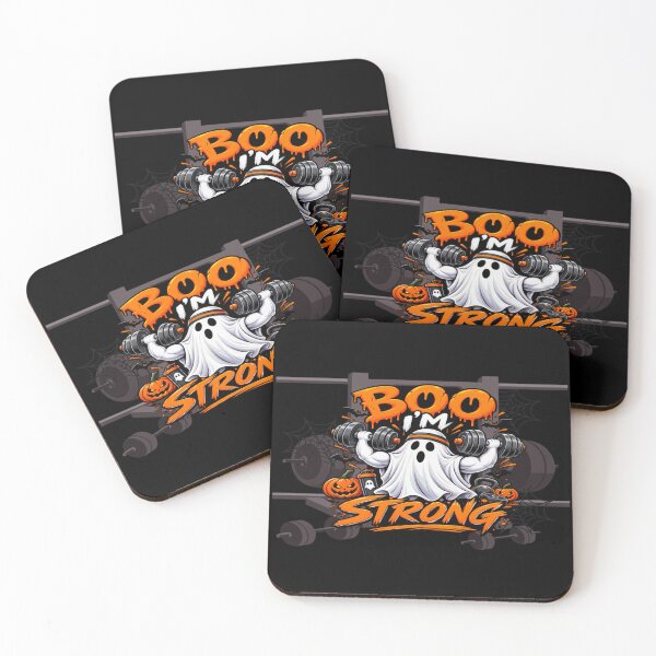 Item preview, BOO I'M STRONG GHOST – HALLOWEEN FITNESS GYM DESIGN designed and sold by MP-GRAPHIXS.