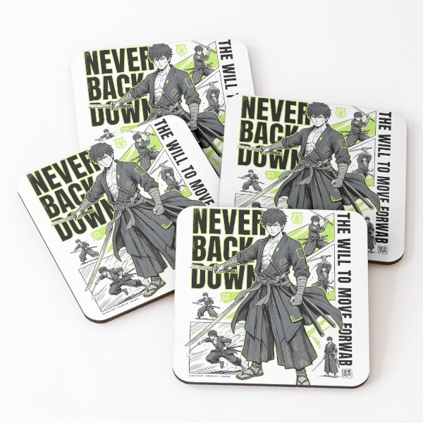Item preview,  Anime Ronin Samurai Never Back Down Discipline Graphic designed and sold by InkDriveStudio.