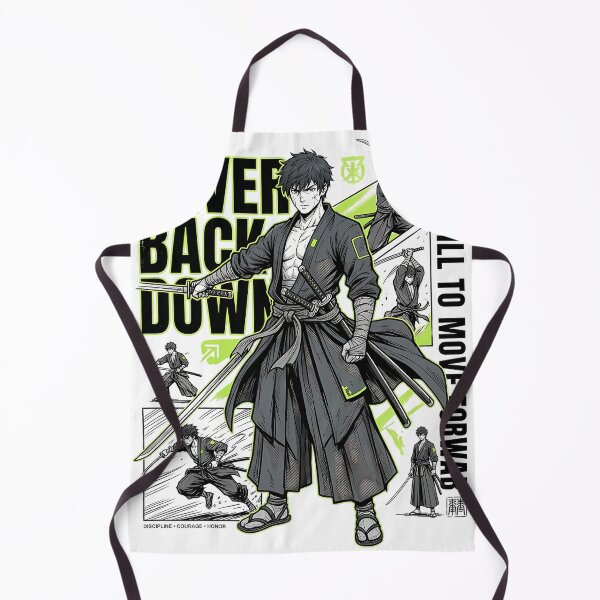 Item preview,  Anime Ronin Samurai Never Back Down Discipline Graphic designed and sold by InkDriveStudio.
