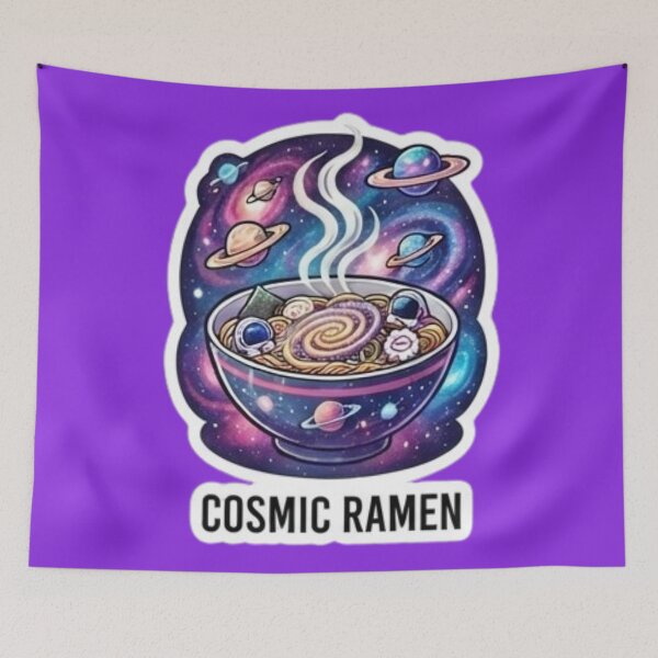 Item preview, Cosmic Ramen Space Galaxy Astronaut Food designed and sold by FABIOLA1970.
