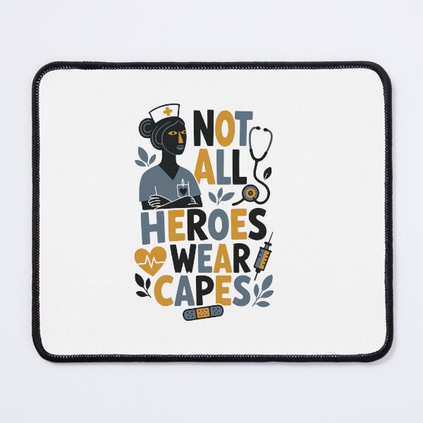 Item preview, Not All Heroes Wear Capes – Nurse Appreciation Design designed and sold by KiwyStudio.