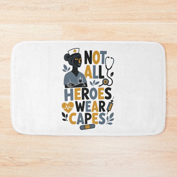 Item preview, Not All Heroes Wear Capes – Nurse Appreciation Design designed and sold by KiwyStudio.