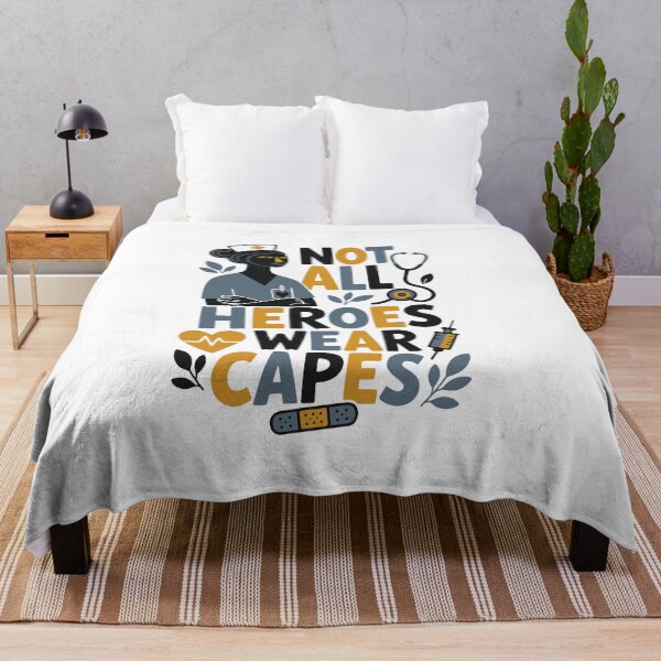 Item preview, Not All Heroes Wear Capes – Nurse Appreciation Design designed and sold by KiwyStudio.