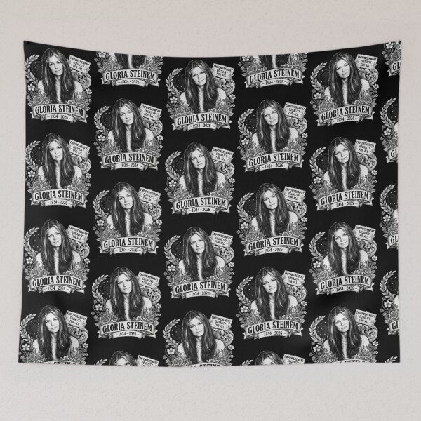 Item preview, Gloria Steinem Empowerment Equality For All Feminist Tribute Portrait designed and sold by Dravienart.