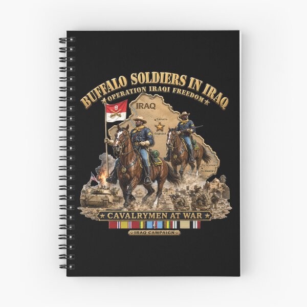 Item preview, Army - Buffalo Soldiers in Iraq - OIF - Cavalrymen at War  w IRAQ SVC - 3D - Enhanced designed and sold by Military Insignia Products.