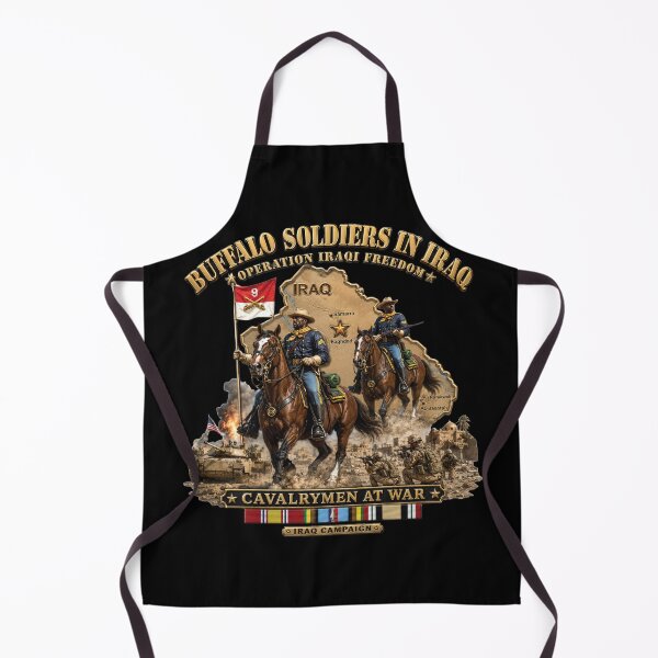 Item preview, Army - Buffalo Soldiers in Iraq - OIF - Cavalrymen at War w IRAQ SVC - 3D - Enhanced designed and sold by Military Insignia Products.