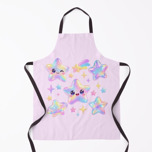Item preview, Cute Pastel Iridescent Jelly Stars designed and sold by wallpapersarts.