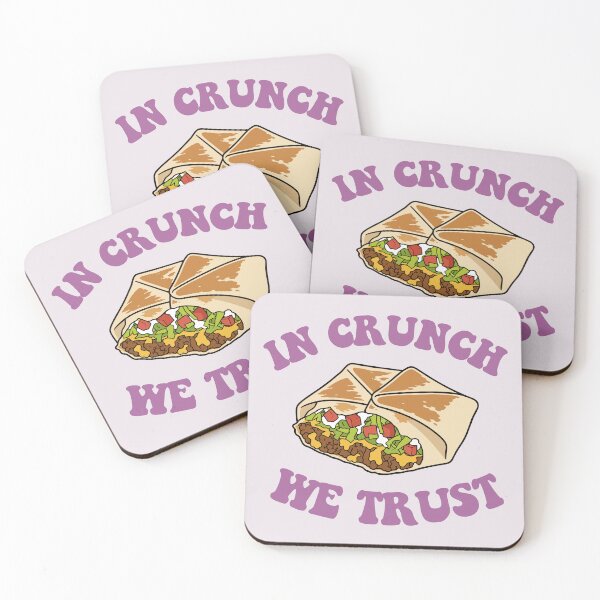 Item preview, Crunchwrap in Crunch We Trust designed and sold by Magnolia Valley Art.