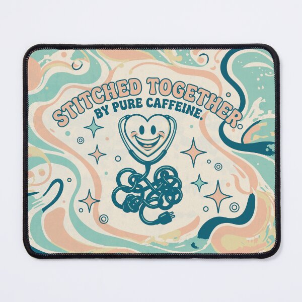 Item preview, Tangled Stethoscope - Groovy Medical Humor - Light Colors Edition designed and sold by Shyla Marsare.