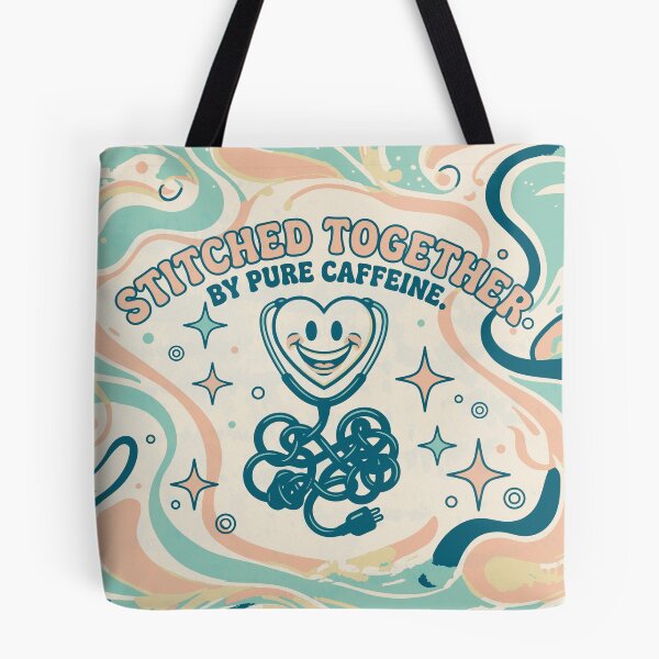 Item preview, Tangled Stethoscope - Groovy Medical Humor - Light Colors Edition designed and sold by Shyla Marsare.