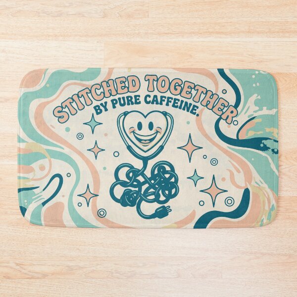 Item preview, Tangled Stethoscope - Groovy Medical Humor - Light Colors Edition designed and sold by Shyla Marsare.