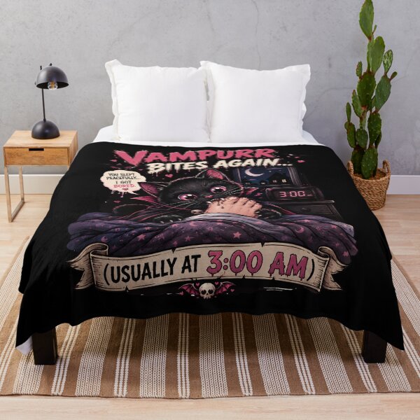 Item preview, Vampurr Bites Again... Usually at 3:00 AM! designed and sold by Crystal-Tree.