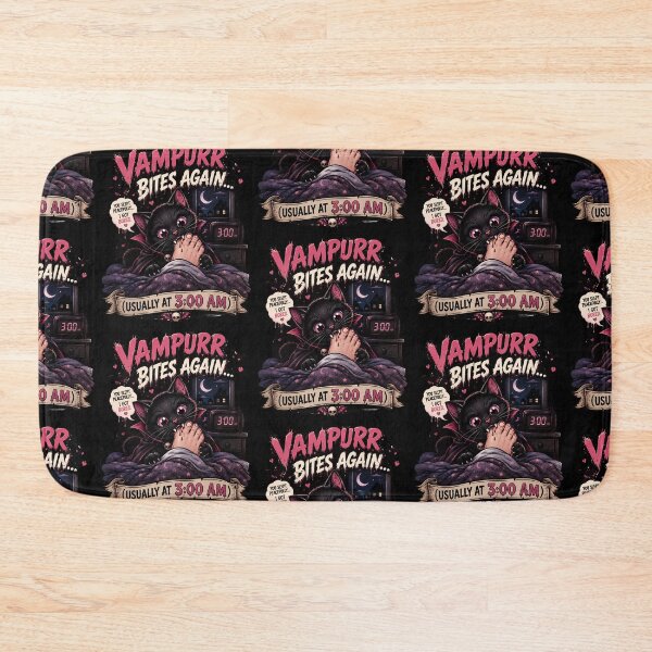 Item preview, Vampurr Bites Again... Usually at 3:00 AM! designed and sold by Crystal-Tree.