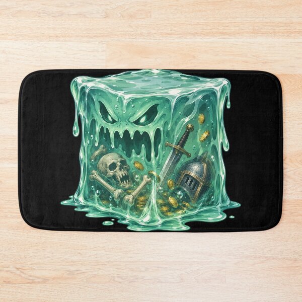 Item preview, Gelatinous Cube Dungeon Monster Fantasy RPG Art designed and sold by obstinator.
