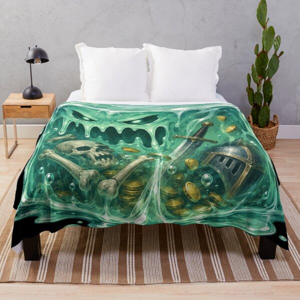 Item preview, Gelatinous Cube Dungeon Monster Fantasy RPG Art designed and sold by obstinator.