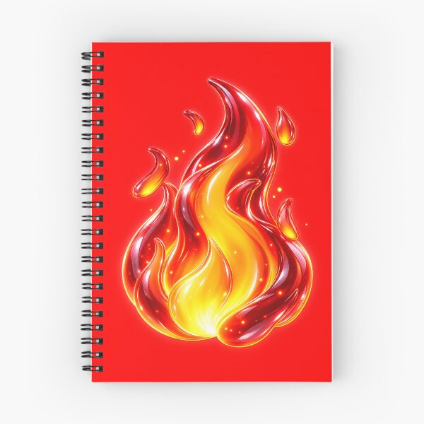 Item preview, Glowing Glassy Liquid Fire Flame designed and sold by wallpapersarts.
