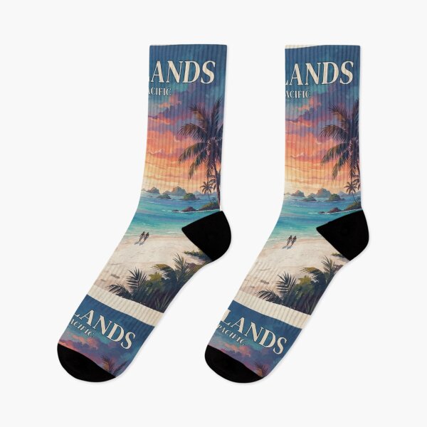 Item preview, Fiji Islands Vintage Travel Poster – Tropical South Pacific Paradise designed and sold by ElartedeNoel.