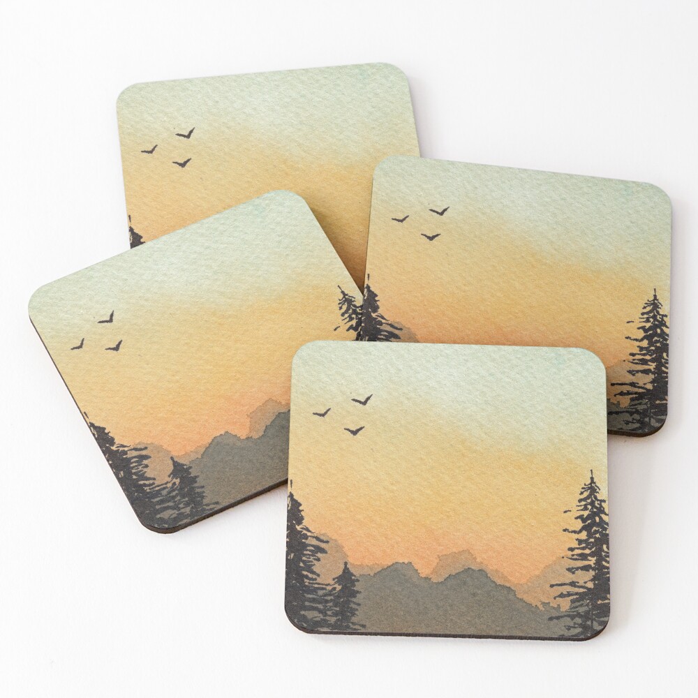 Item preview, Coasters (Set of 4) designed and sold by ashexplodes.