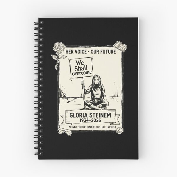 Item preview, Gloria Steinem We Shall Overcome Her Voice Our Future Protest designed and sold by Dravienart.