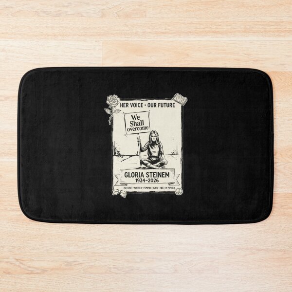 Item preview, Gloria Steinem We Shall Overcome Her Voice Our Future Protest designed and sold by Dravienart.
