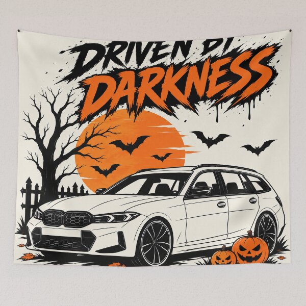 Item preview, Driven by Darkness – Halloween Automotive Art designed and sold by ElceMare.