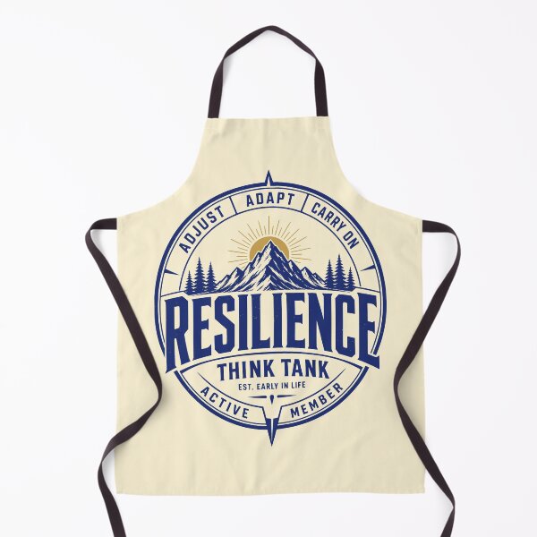 Item preview, Resilience Think Tank Motivational Mountain Art designed and sold by 89shirts.