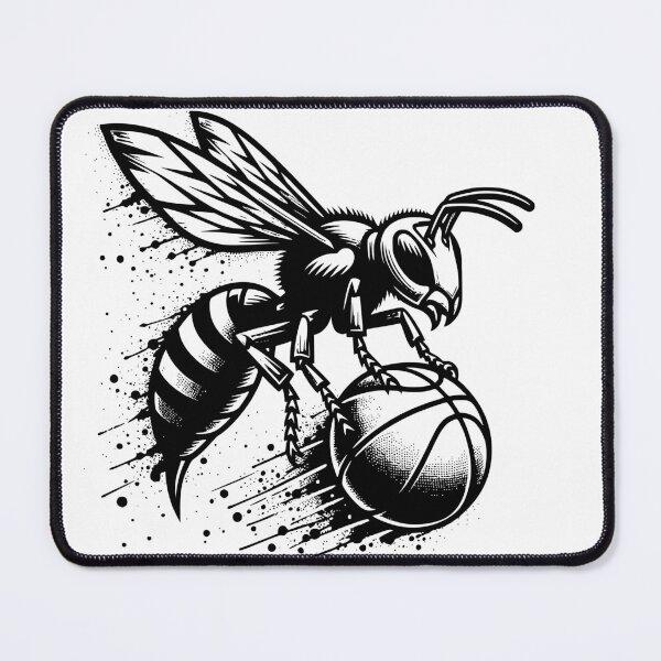 Item preview, Hornet carrying a basketball classic t-shirts and stickers designed and sold by Knowvhere.