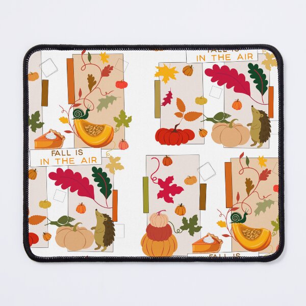 Item preview, Autumn Is Here Pumpkin Garden Wildlife Pattern designed and sold by Vibria Pattern Studio.